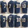 Notre Dame Sam Hartman Football Jersey Audric Estime Joe Alt Isaiah Foskey Tyler Buchner Brandon Joseph Benjamin Morrison Notre Dame Fighting Irish Jerseys NAVY