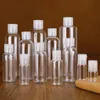 5 ml 10 ml 20 ml 30 ml 50 ml 60 ml 80 ml 100 ml 120 ml Plastic PET Transparante lege fles Reislotion Vloeibare flessendispenser Vrtwx