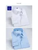 Men's Dress Shirts Business Casual Striped Shirt Spring Autumn Long Sleeve Slim Professional Interview Pure White