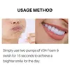 Teeth Whitening V34 Mousse Color Corrector Removes And Fresh Breath Cleans The Stain Stains Tooth Oral Tootaste Drop Delivery Health Dhgjc