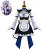 Cosplay Anime Game Nekopara Nekomimi Paradise Chocola Vanilla Cosplay Costume Wig Cat Racing Uniform Sexy Woman Lolita Hallowen Suit