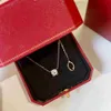 High end customized top-level 925 sterling silver high carbon diamond necklace