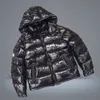 Designer Luxury Classic Winter Men Jackets Women Down Fashion Hip Hop Cap Pattern Print Coats Outdoor Warm Casual Coat8060091