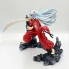 Jouets pour doigts 20 cm Inuyasha Sesshomaru Figure d'anime finale Inuyasha Kagome Kikyo figurine d'action bouchon de nouilles Sesshomaru Figure modèle poupée jouets