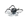 Modern hanging fan 19.7 Inch Light Ceiling Fan with Lights Remote Control with Modern Butterfly Design Styling, Black