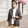 Вечерние сумки Мужская маленькая сумка через плечо из натуральной кожи через плечо для iPad Mini 83 дюймов Винтажная дизайнерская сумка Bolso Male 231013