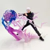 Brinquedos de dedo 18cm figuarts zero jujutsu kaisen anime figura satoru gojo figura de ação yuji itadori/nobara kugisaki estatueta brinquedos modelo adulto