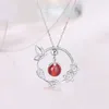 Ожерелья с подвеской в стиле аниме «Небеса», официальное благословение, ожерелье, цепочка с бабочкой и ключицей, колье, уникальные ювелирные изделия для женщин и девочек на день рождения