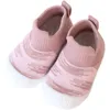 First Walkers Lightweight And Soft Toddler Shoes Baby Early Education Knitted Breathable Non Slip Outdoor Wearable Soled