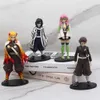 Brinquedos de dedo Premium Chokonose Figura Demon Slayer Anime Figura Kamado Tanjirou/agatsuma Zenitsu Figura de ação Kimetsu No Yaiba Estatueta brinquedos