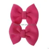 Hair Accessories Ins 18Color 3Inch Hair Bows Girls Clips 2Pcs/Pairs Baby Bb Clip Cute Barrettes Designer Accessories Baby, Kids Matern Dhxnl