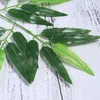 Decorative Flowers 100pcs Lifelike Bamboo Leaves Fake Houseplants Live Indoor Greenery For Home Office Decoration Green