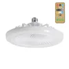 Ventilateurs de plafond intelligents avec lumières, télécommande, lampe de décoration de chambre à coucher, lumière silencieuse