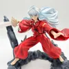 Jouets pour doigts 20 cm Inuyasha Sesshomaru Figure d'anime finale Inuyasha Kagome Kikyo figurine d'action bouchon de nouilles Sesshomaru Figure modèle poupée jouets