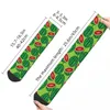 Herrensocken, leuchtende Wassermelonen-Accessoires für Unisex-Kompressions-Crew, ganzjähriges Geburtstagsgeschenk