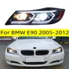 Lampe avant de style de voiture pour BMW E90, phares 2005 – 2012 320i 318i 323i 325i E90, phare DRL Hid Bi faisceau xénon, accessoires 254U
