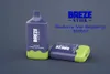 Original Breze Stiik BS bs6500 15ml Pods With Rechargeable 400mah Rechargable Battery 6500 Disposable Vape Pen Pod Ecigs crazvapes
