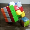 Inne świąteczne zapasy imprezowe Super 18cm S Cube Colorf 30cm Fun Childrens Adt Puzzle Zabawa Drop dostawa dom Dhfkz