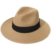 CAPS HATS S M L unisex kvinnor män barn mode sommar avslappnad trendiga strand solen halm panama jazz hatt cowboy fedora hatt gangster cap 231013