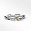 뱅글 David Yuman Sterling Silver Men 's Hip-Hop Classic Open Bracelet 12.5 mm 힙합 빈티지 칼라 JE Jewelry Bracelet Holi 231013