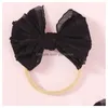 헤어 액세서리 A765 NEW EUROME GIRLS BOWY BOW KNOT HEADBAND 어린이 Bow Knot Hairband Sweet Children Bandanas Head Band Baby, Kids Mater Dhcoo