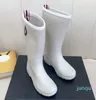 Knight Boots Round toe Platform Rubber sole luxury designers Fashion Casual shoes