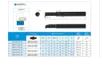 Bar Tools SIGER Small Bore Cutter Holder SIGER0808A 1010B 1210B 1412C 1616C D 2520D-EH Turning Tool Holder Boring Bar CNC Lathe Tools 231013