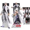 Fingle Toys JoJo Bizarre Adventure Anime Figure Jotaro Kujo Action Figure Kujo Jotaro Dio Brando Figure Bruno Rohan Kishibe Figurine Doll