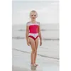 Ensembles de vêtements Famille Correspondant Costumes d'une pièce Enfant en bas âge Bébé Bébé Filles Pastèque Maillot de bain Princesse Robes Maillots de bain Natation Bikin Dhmcj