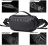 Bolsas de cintura Bolsa para hombre Arctic Hunter Impermeable Messenger Hombro Gran capacidad Cremallera Antirrobo Cofre Casual Al aire libre Negro 231013