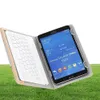 Teclado Bluetooth sem fio Epacket com capa de couro 7 8 9 10 polegadas capa universal para iPad Tablet para iOS Android Windows9758643