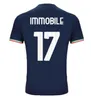 ラツィオサッカージャージ23 24 Immobile Kamada Luis Alberto Guendouzi Lazio Football Shirts F.Anderson Radu Pedro Jersey