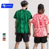 Rainbowtouches Tie Dye T-shirt Men 100%Cotton Tie Dye T Shirts In Bulk Tidal Current Harajuku Cyber ​​Celebrity T-Shirt Unisex W2202257Q