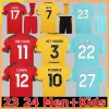 23 24 24 Sarabia Wolves piłka nożna Raul Matheus Neto Neves Traore Wanderers Podence Lemina hee chan wolverhampton Football Shirts Men Kit Kids Mundurs