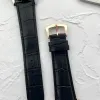 Mężczyźni Watch ze stali nierdzewnej Tourbillon trzy szwy 42 mm luksusowa marka automatyczne zegarki mechaniczne skórzany pasek mody księżyc faza