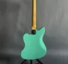 Guitare électrique à peinture verte brillante, 2 pièces, manche en palissandre P90, 6 cordes, corps solide