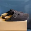 Boston Clogs Slippers Дизайнерские сандалии мужчины женщины из пробковой плоская пласть Аризона майари Скол Слене Стуша Слча