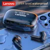 سماعات الأذن Lenovo QT81 Wireless Earphone 1200 Mah Bluetooth 5.0 سماعات الرأس AI Control Geadse Meadset Stereo Bass Dual Dual