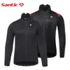 Santic hommes vestes de cyclisme automne hiver coupe-vent vtt vestes manteau garder au chaud respirant confort vêtements KC6104 231013