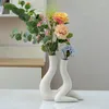 Vases Nordic Body Art Ceramic Vase Furnishing Articles Biscuit Firing Hydroponic Dry Flower Wholesale Factory Creative Arts And Crafts