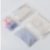 Travelling Storage Bag Frosted Plastic Reclosable Zipper Bags Self Seal Packaging Pouch for Gift Clothes Jewelry Nlndk