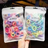 Hair Accessories 50Pcs Kid Small Bands Baby Girl Children Headbands Colorful Elastic Tie Nylon Scrunchie Rope