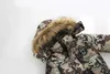 Manteau en duvet garçons hiver doudounes manteaux vêtements enfants style camouflage à capuche veste de neige bébé garçons coupe-vent parka vêtements d'extérieur 2-8 ans J231013