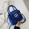 75% outlet store Baobao Women's Bag 2023 New Simple and Candy Color Handheld One Shoulder Crossbody Small Square model 5598