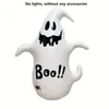 Vaso inflable de PVC con luz LED fantasma, accesorios de juguete para Halloween, 1 ud.