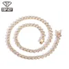 Nova chegada jóias zircão cúbico coração tênis colar pulseira brilhante forma de coração diamante tênis corrente com 18k banhado a ouro