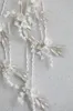 Wedding Hair Jewelry Porcelain Flower Hair Pins Clips Opal Head Pieces Gold Silver Color Hairpins For Brides Women Bridal Jewelry Wedding Accessories 231013