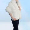 2018 Nouvelle mariée de fourrure blanche noire Cape Cape Coat Femmes Cloak Faux Fur Big Poncho Casacos Femininos6588893