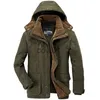 Piumini da uomo Parka da uomo Cappotti invernali lunghi Piumini con cappuccio Parka caldi casual 7XL Cappotti invernali da uomo di buona qualità Cappotti multitasche J231014