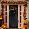 1PAC, Halloween Venue Layout Props Witches White Ghost Figures GASE Dresses Hanging Pieces Window Decorations Props, Scene, Room, Holiday Party, Halloween Decor